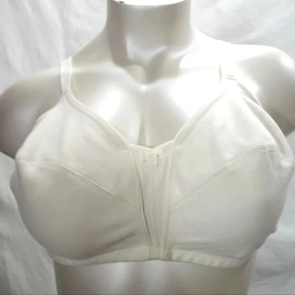 Comfort Choice 27-1209-9 100% Cotton Wire Free Bra 48C WhiteExcellent, Like Ne
